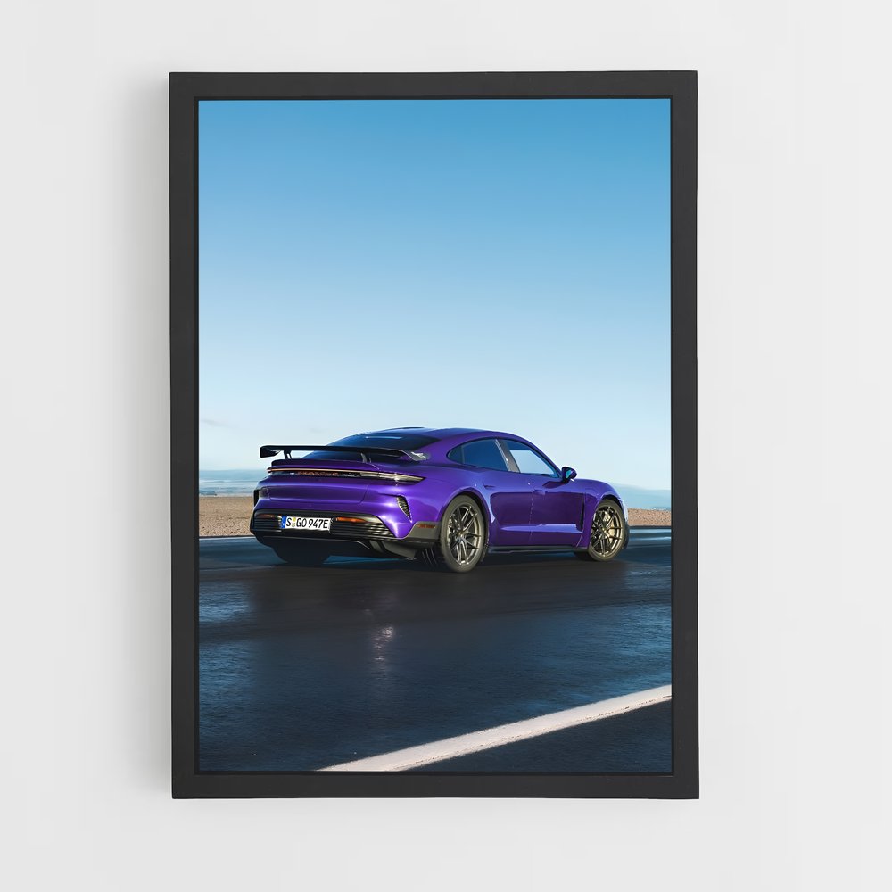 Poster Turbo GTR – affiche Porsche (vue 2)